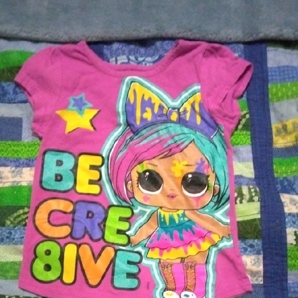 L.O.L. Surprise! Pink Be Creative Short Sleeve Tee